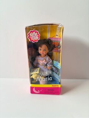 NIB Barbie Kelly Club Pajama Fun Maria Doll